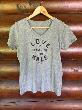 Life if Good Crusher Tee - LOVE is Healthier Than Kale